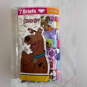 NEW Scooby-Doo Girl/Kids size 6 Briefs Set